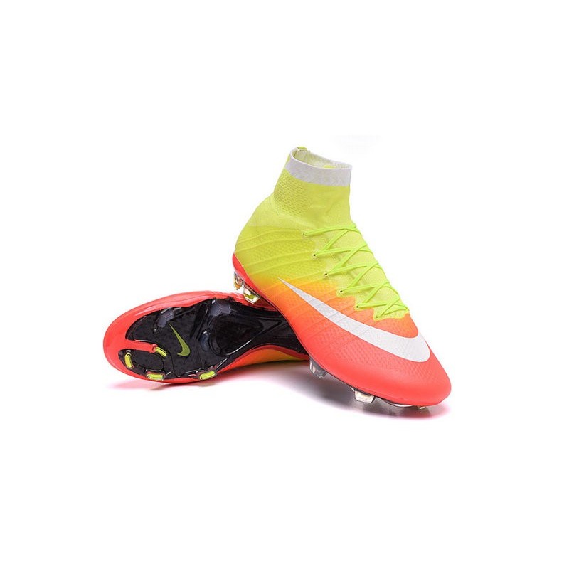 mercurial jaune et orange