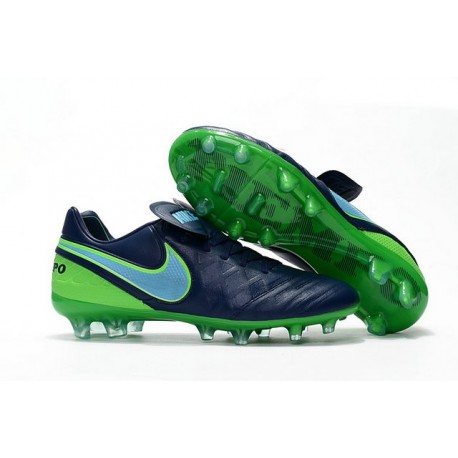 Tiempo Nike Vert 6 Fg Legend Football Chaussures Noir Cuir hxCrBtsQd