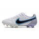 Chaussure Nike Tiempo Legend IX Elite FG Blanc Noir Bleu