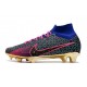 Nike Air Zoom Mercurial Superfly Elite 9 FG Rose Bleu Violet