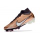 Nike Air Zoom Mercurial Superfly Elite 9 FG Mbappe Cuivre Métallique