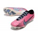 Crampons Nike Air Zoom Mercurial Vapor 15 Elite FG Rose Argent