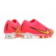 Crampons Nike Air Zoom Mercurial Vapor 15 Elite FG Rose Amarillo