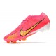 Crampons Nike Air Zoom Mercurial Vapor 15 Elite FG Rose Amarillo