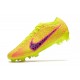 Crampons Nike Air Zoom Mercurial Vapor 15 Elite FG Jaune Rose