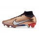 Nike Zoom Mercurial Superfly Elite IX FG Bronze Blanc Bleu