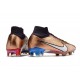 Nike Zoom Mercurial Superfly Elite IX FG Bronze Blanc Bleu