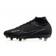 Nike Zoom Mercurial Superfly IX Elite SG Shadow - Noir Gris Blanc Jaune Fluo