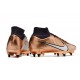 Nike Zoom Mercurial Superfly IX Elite SG Mbappe Cuivre Métallique