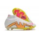 Nike Zoom Mercurial Superfly Elite IX FG Blanc Rose Jaune