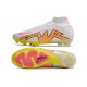 Nike Zoom Mercurial Superfly Elite IX FG Blanc Rose Jaune