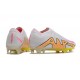 Nike Air Zoom Mercurial Vapor XV Elite FG Blanc Rose Jaune