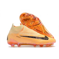 Nike Phantom GX Elite DF FG Nouvelles Teinte Citron Bordeaux Crush