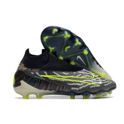 Nike Phantom GX Elite DF FG Nouvelles Noir Volt Blanc Bleu Lumière