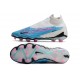 Nike Phantom GX Elite DF FG Nouvelles Bleu Baltique Rose Blanc Bleu Laser