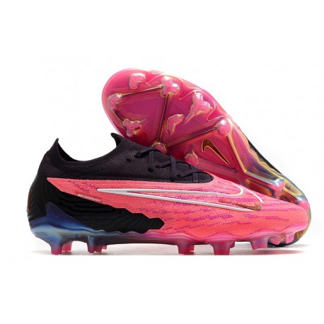 Nike Phantom Gripknit GX Elite FG Rose Noir Blanc