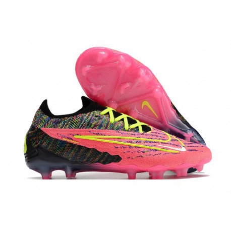 Nike Phantom Gripknit GX Elite FG Rose Noir Jaune