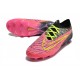 Nike Phantom Gripknit GX Elite FG Rose Noir Jaune