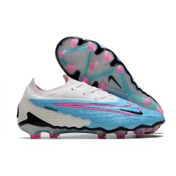 Nike Phantom Gripknit GX Elite FG Bleu Baltique Rose Blanc Bleu Laser