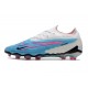 Nike Phantom Gripknit GX Elite FG Bleu Baltique Rose Blanc Bleu Laser