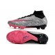 Nike Zoom Mercurial Superfly Elite IX FG Argent Métallique Hyper Rose Noir