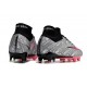 Nike Zoom Mercurial Superfly Elite IX FG Argent Métallique Hyper Rose Noir