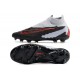 Chaussure Nike Phantom GX Elite DF FG Noir Gris Rouge