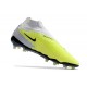 Chaussure Nike Phantom GX Elite DF FG Volt Très Pâle Gridiron Raisin Très Pâle