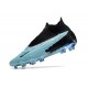 Chaussure Nike Phantom GX Elite DF FG Bleu Noir