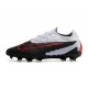 Nike Phantom Gripknit GX Elite FG Noir Gris Rouge