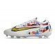 Chaussure Nike Phantom GX Elite FG Blanc Or