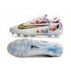 Chaussure Nike Phantom GX Elite FG Blanc Or