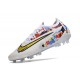 Chaussure Nike Phantom GX Elite FG Blanc Or