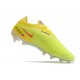 Chaussure Nike Phantom GX Elite FG Jaune Vert Noir