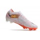 Nike Air Zoom Mercurial Vapor XV Elite FG Blanc Orange Jaune