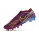 Nike Mercurial Vapor 14 Elite AG PRO KM Foncé Betterave Mtlc Vivid Or