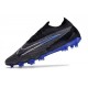 Chaussure Nike Phantom GX Elite FG Noir Chrome Hyper Royal