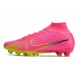 Nike Air Zoom Mercurial Superfly IX Elite AG Rose Jaune