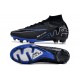 Nike Air Zoom Mercurial Superfly IX Elite AG Noir Chrome Hyper Royal