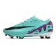 Nike Air Zoom Mercurial Vapor XV Elite FG Cyan Violet Noir