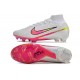 Nike Zoom Mercurial Superfly Elite 9 FG Blanc Rose