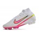 Nike Zoom Mercurial Superfly Elite 9 FG Blanc Rose