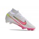 Nike Zoom Mercurial Superfly Elite 9 FG Blanc Rose