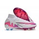 Nike Zoom Mercurial Superfly Elite 9 FG Blanc Rose Bleu