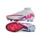 Nike Zoom Mercurial Superfly Elite 9 FG Blanc Rose Bleu