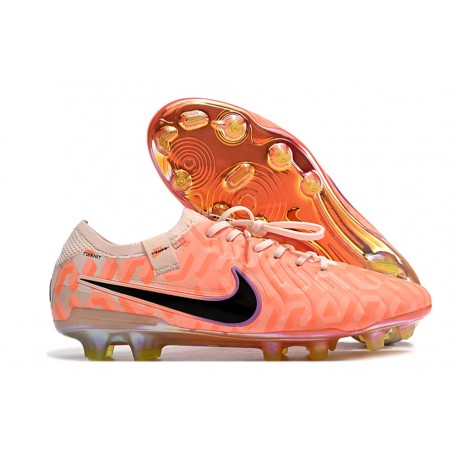 Nike Tiempo Legend 10 Elite FG Nouvel Guava Hielo Negro Total Naranja