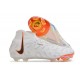 Nike Phantom Luna Elite FG Chaussures Blanc Noir Orange Total