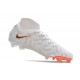 Nike Phantom Luna Elite FG Chaussures Blanc Noir Orange Total