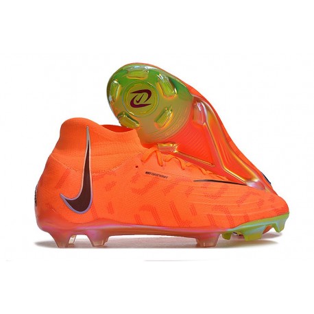 Nike Phantom Luna Elite FG Chaussures Goyave Givré Noir Orange Total