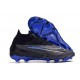 Chaussure Nike Phantom GX Elite DF FG Noir Chrome Hyper Royal